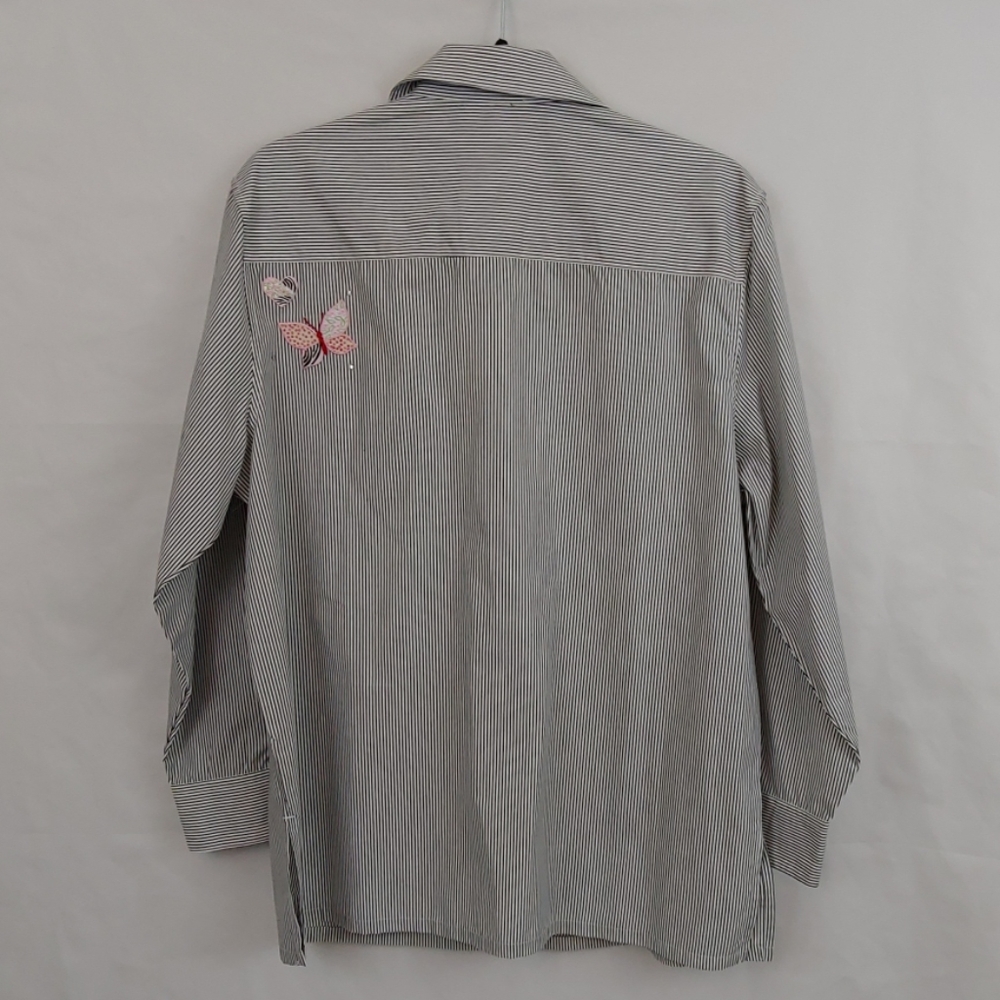 Drapers & Damon's Shirt Butterflies Fireflies Med - Picture 5 of 8